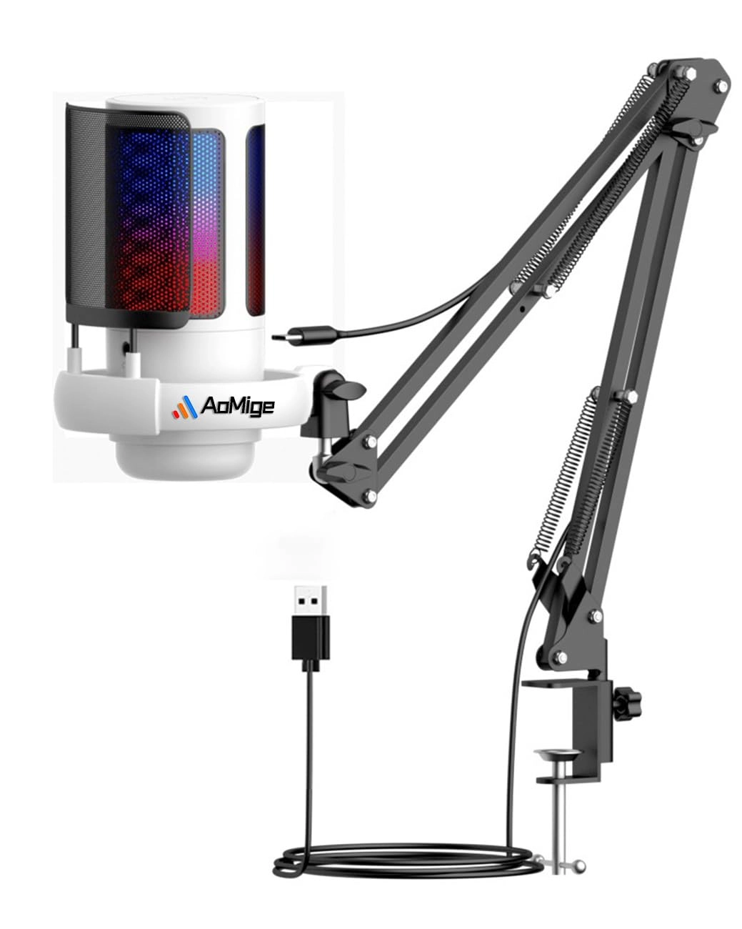 ME6S 3.5mm-Mini-Jack+USB Microphone