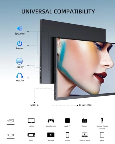 UPM185H - 1080P FHD 18.5 Inch