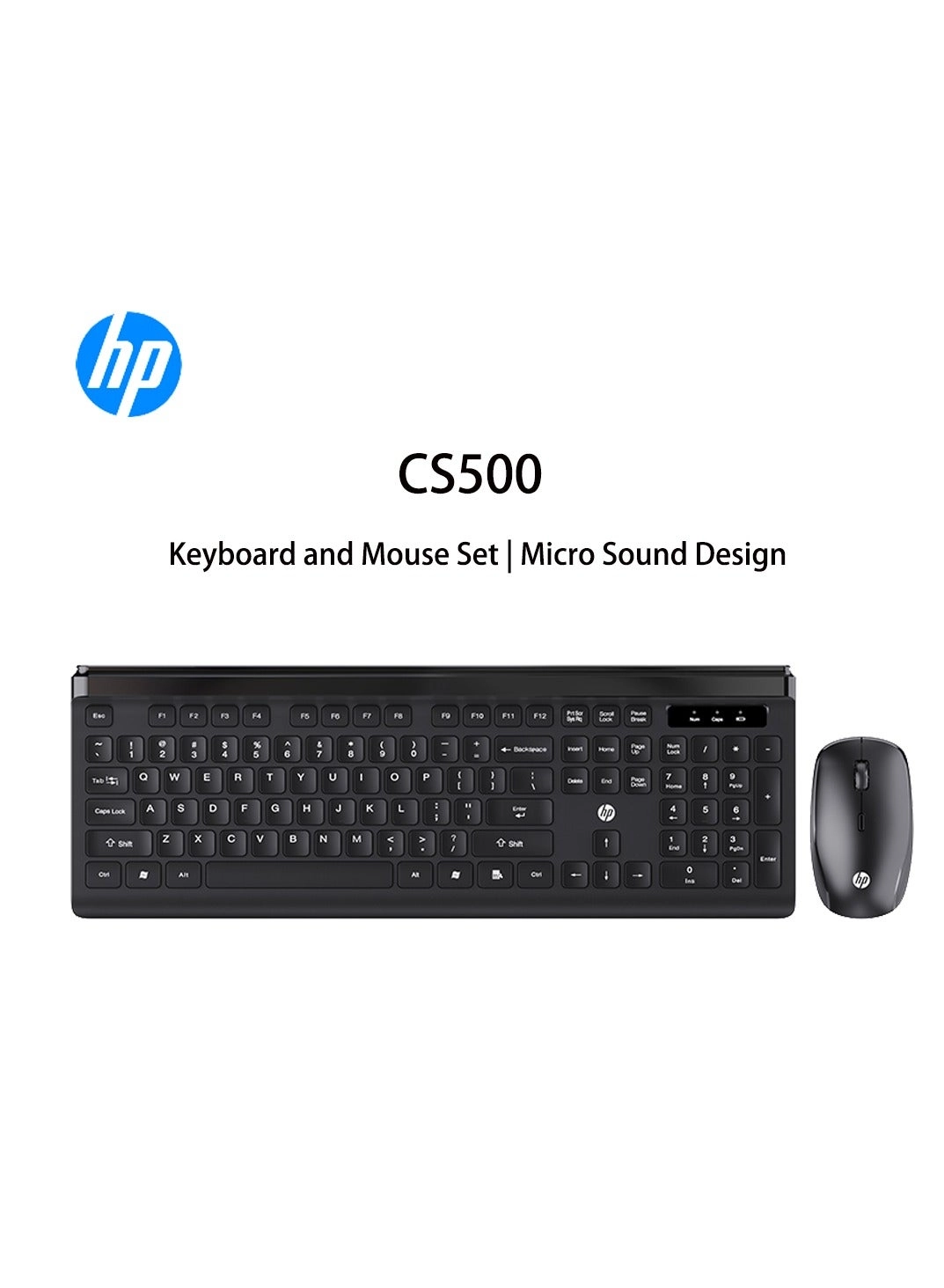 CS500 keyboard - English + CS500 mouse - Wireless