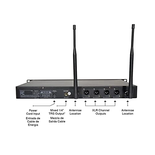 UHF 4 Handheld Mic System