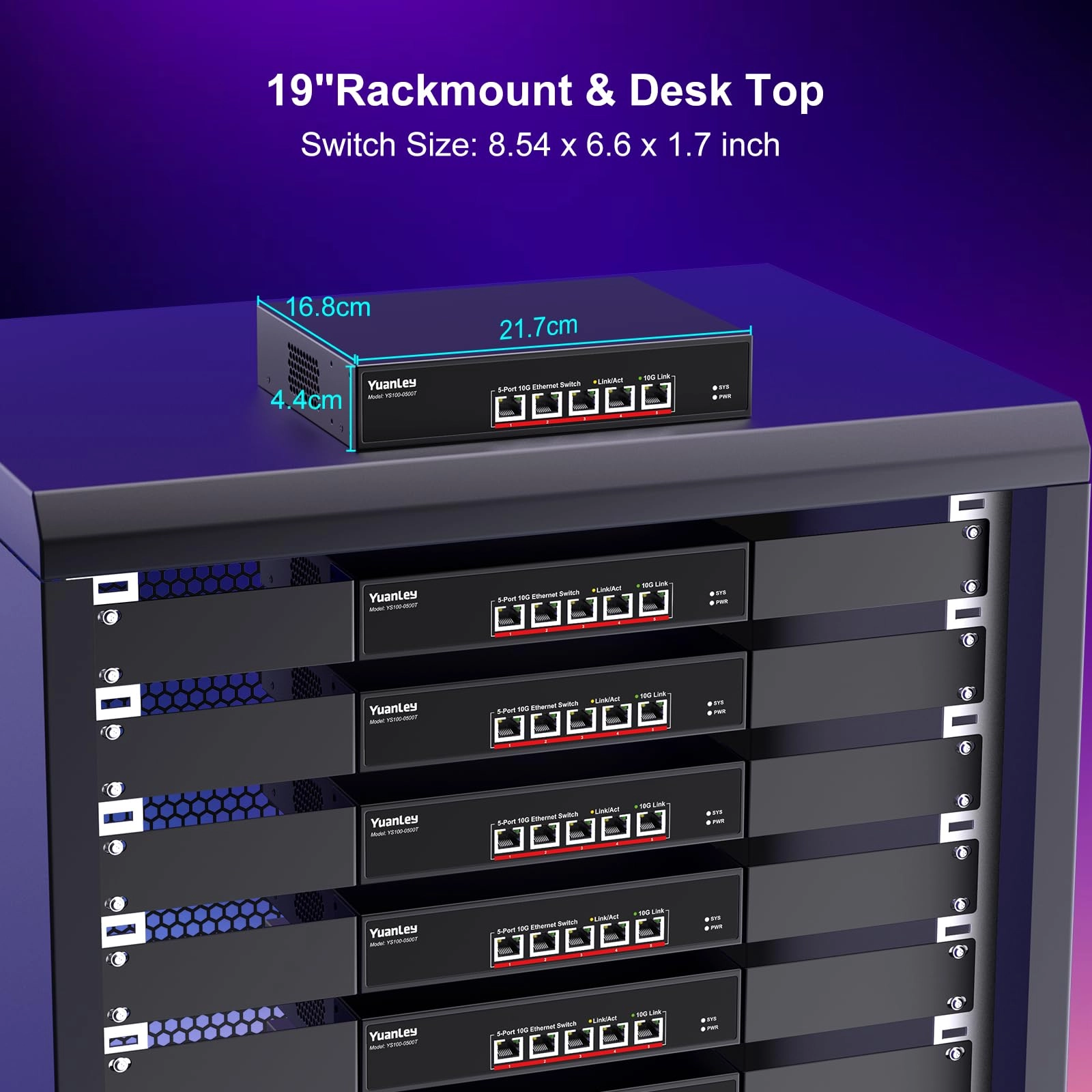 5 Port 10G Switch 5-ports