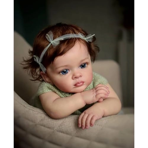 Reborn Baby Doll - 21 Inch Silicone Vinyl Weighted Body