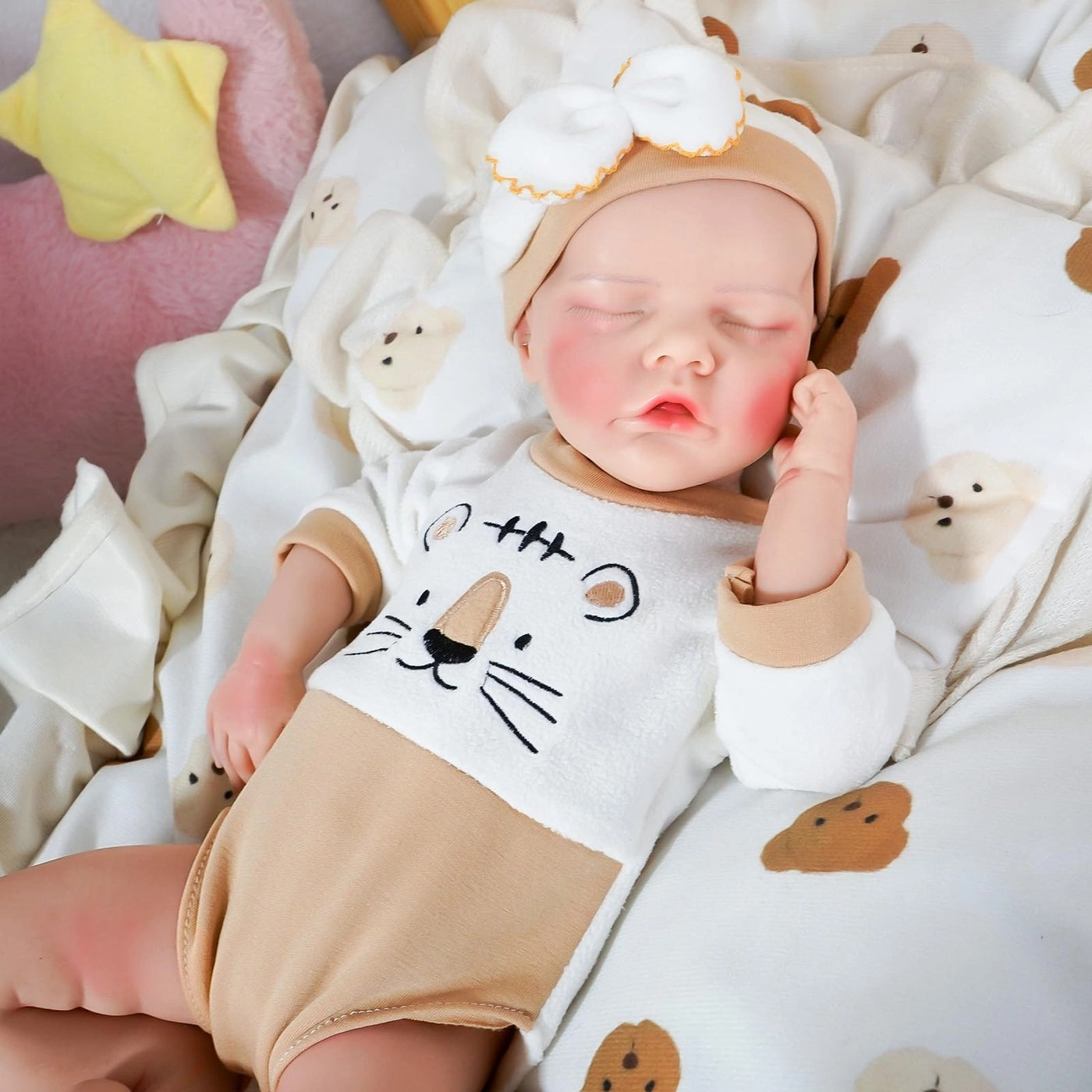 Reborn Baby Doll - 20.1 Inch Silicone Anatomically Correct Ages 3+