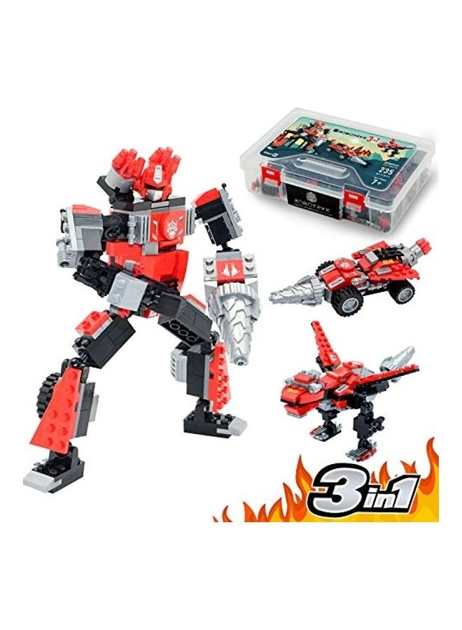 JitteryGit Mech Building Robot - Glow in The Dark