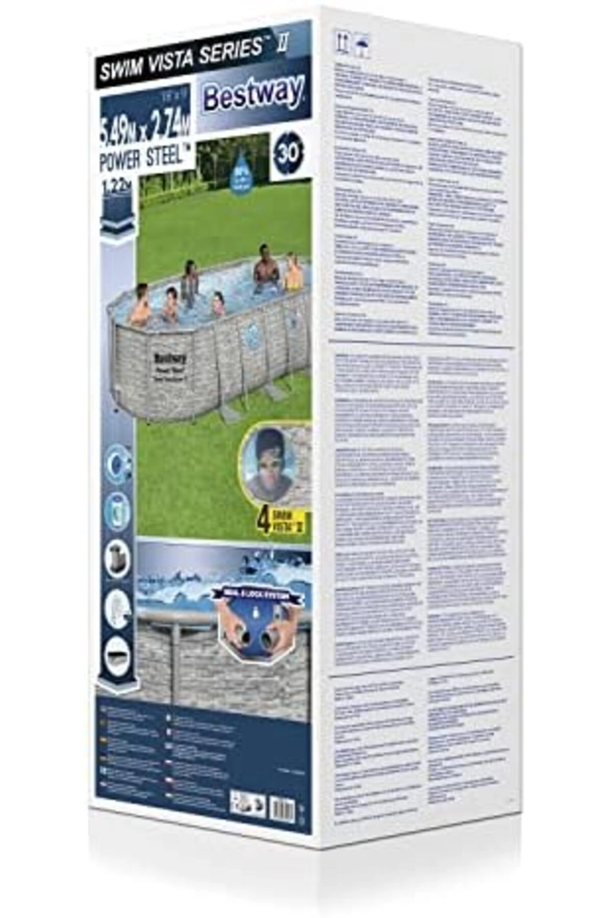 Power Steel Oval Above Ground Pool