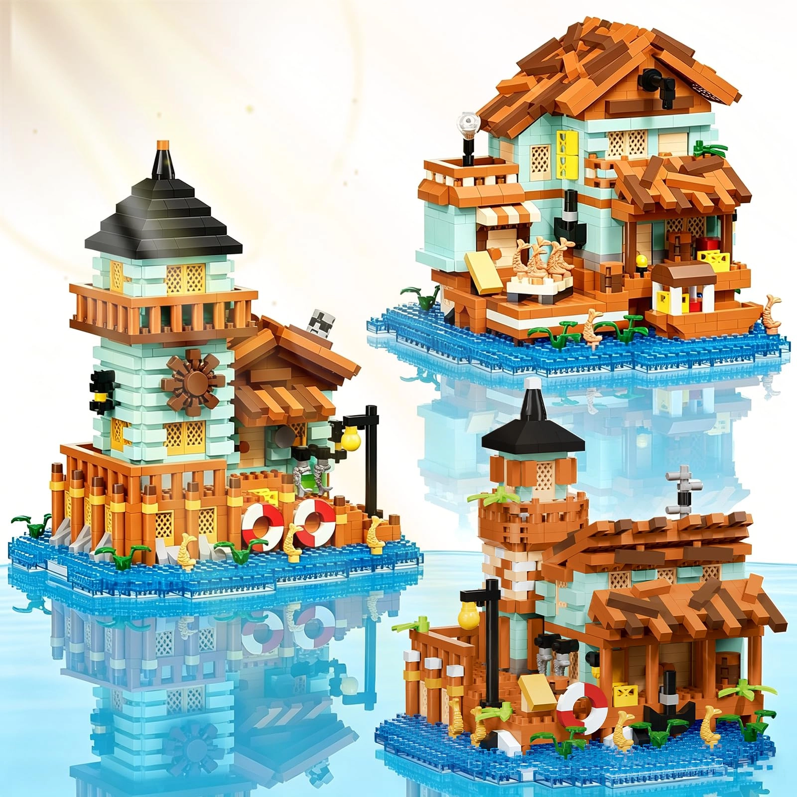 Beego Fishing Village - 3 FISHING WOODEN HOUSE 2200 pcs