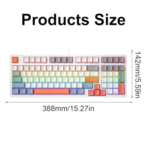 Cord Computer Keyboards - 97Key Compact Wired