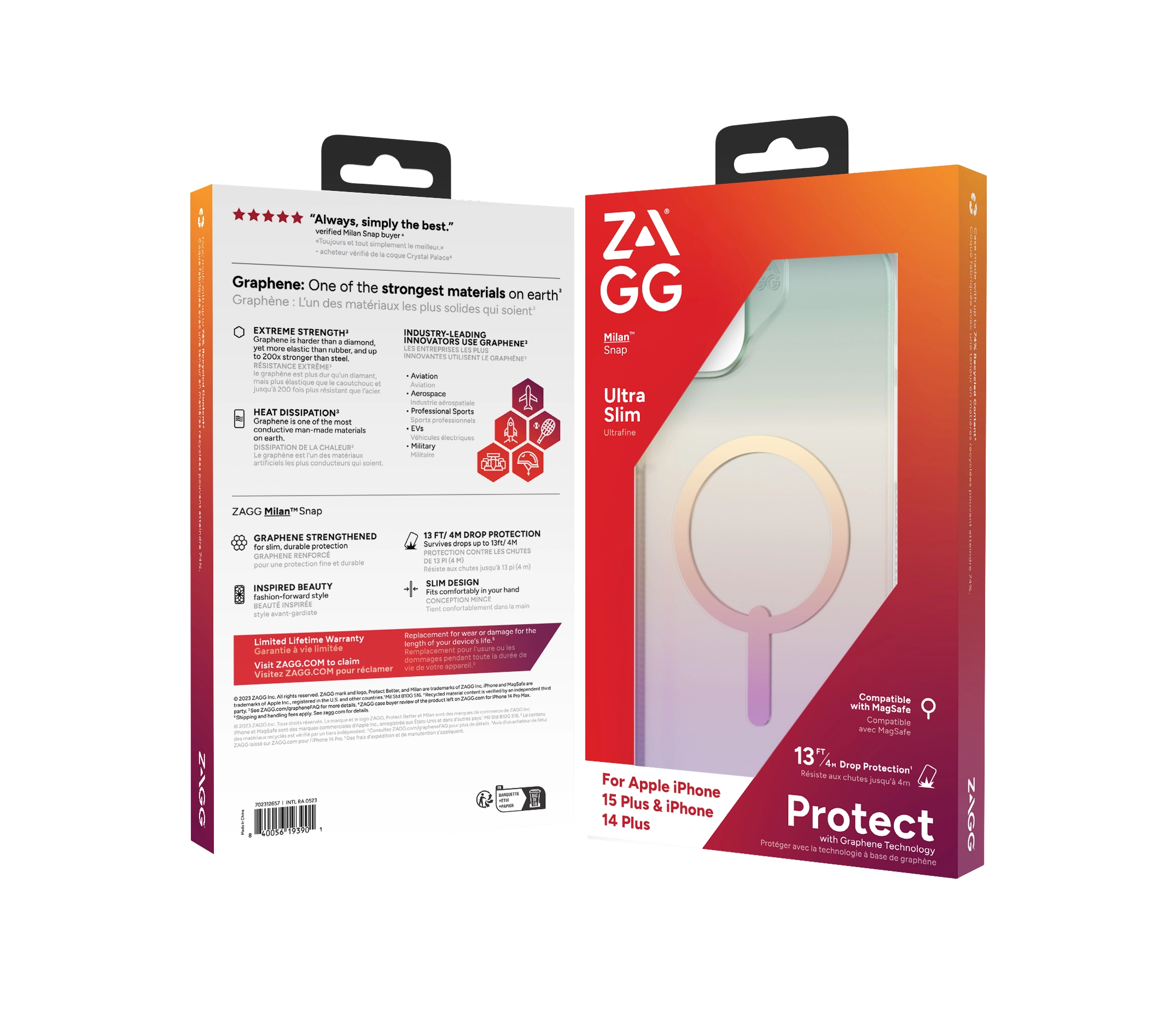 Milan Snap Case with MagSafe for iPhone Air Iridescent