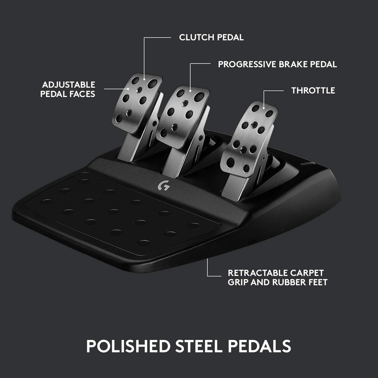 G923 Racing Wheel & Pedals - PS5/PS4/PC