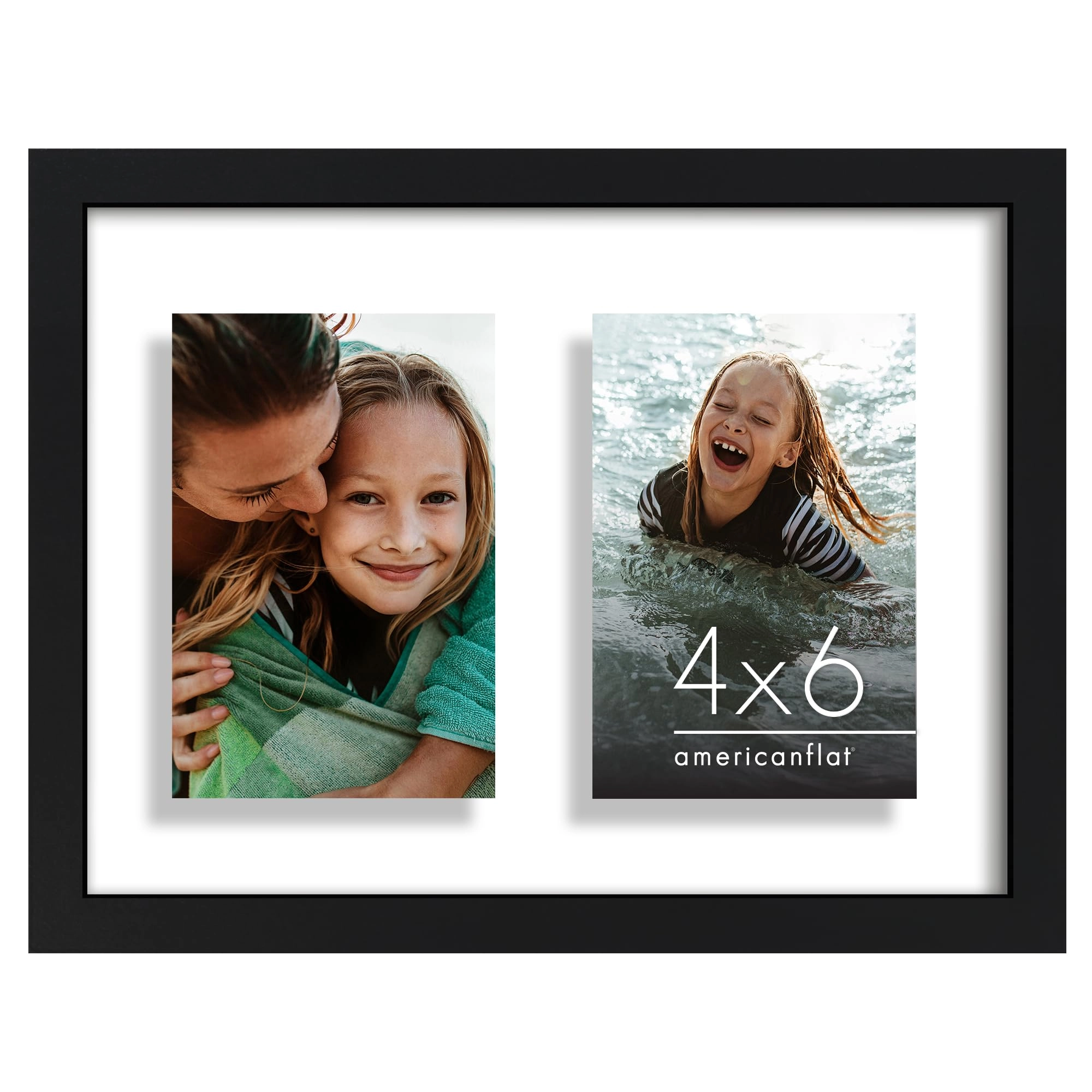 Americanflat Double Picture Frame - 9x12 Two