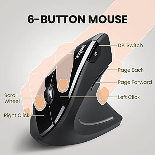 PERIMICE-713R Vertical Mouse - Radio Frequency