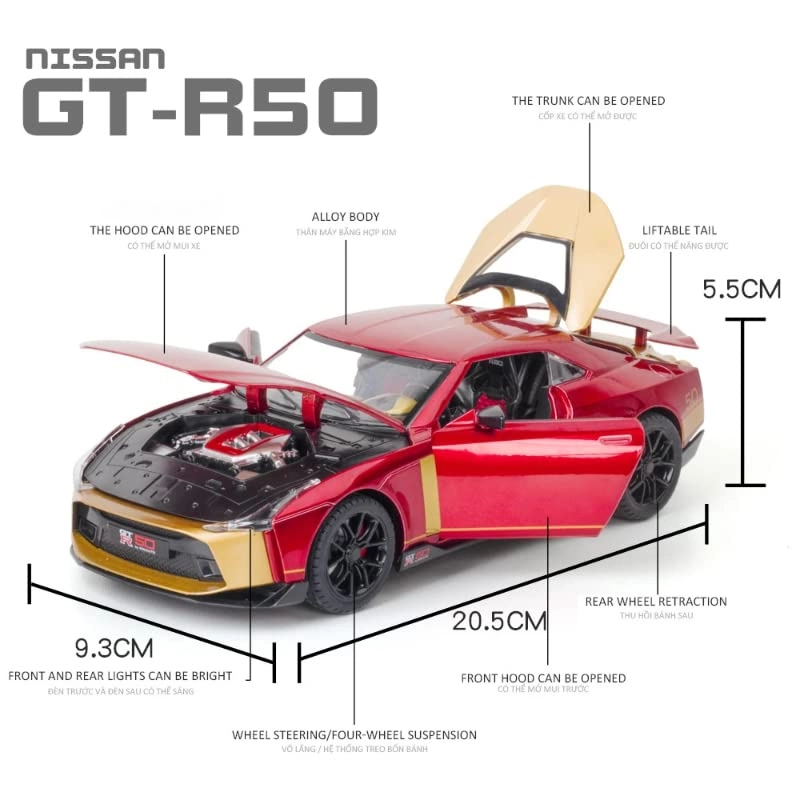GTR50 - 1:24 Scale 1 Piece