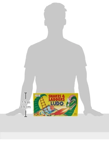 Snakes And Ladders Ludo - Double-sided Multicolor