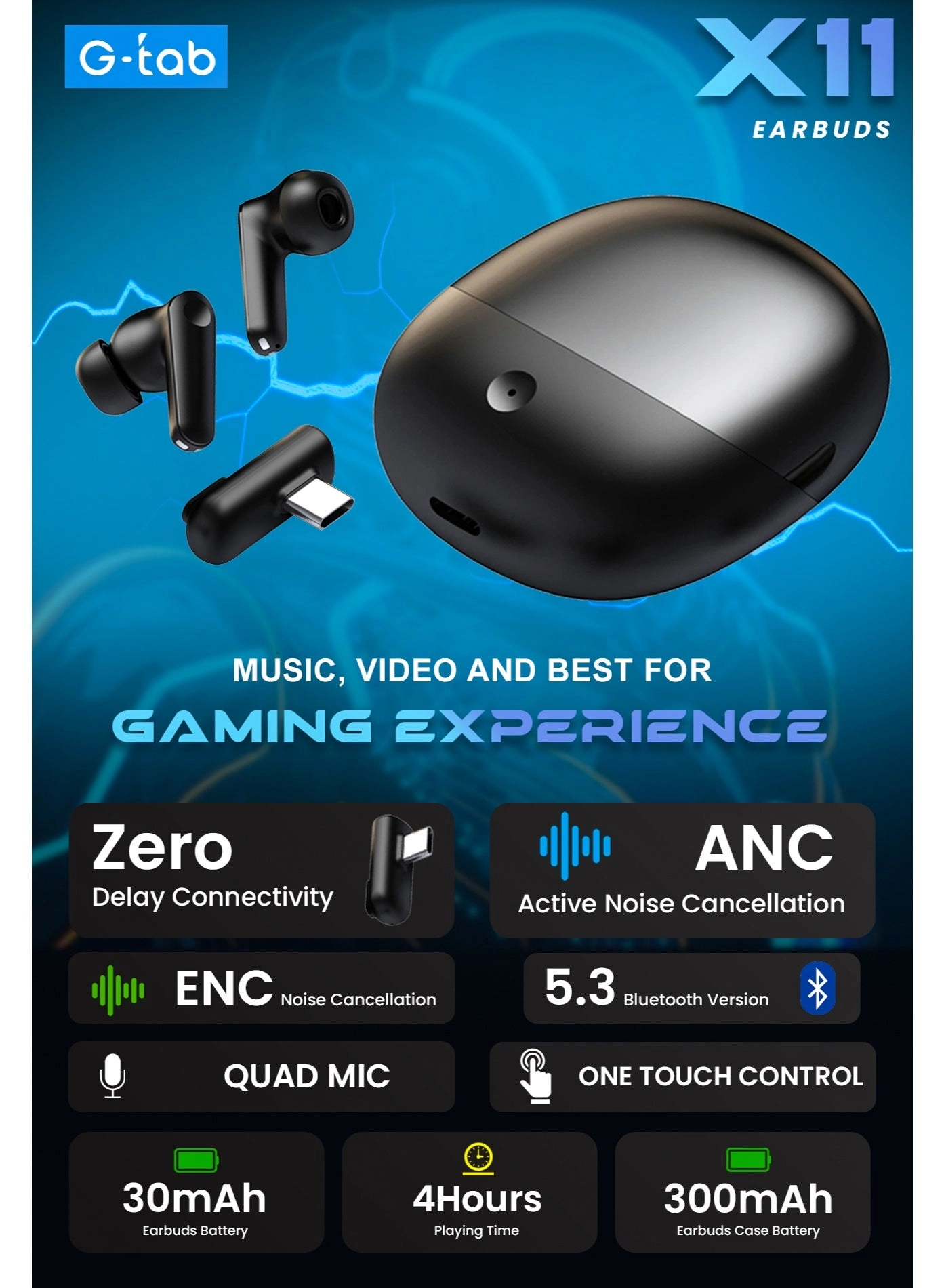 X11 Wireless Earbud