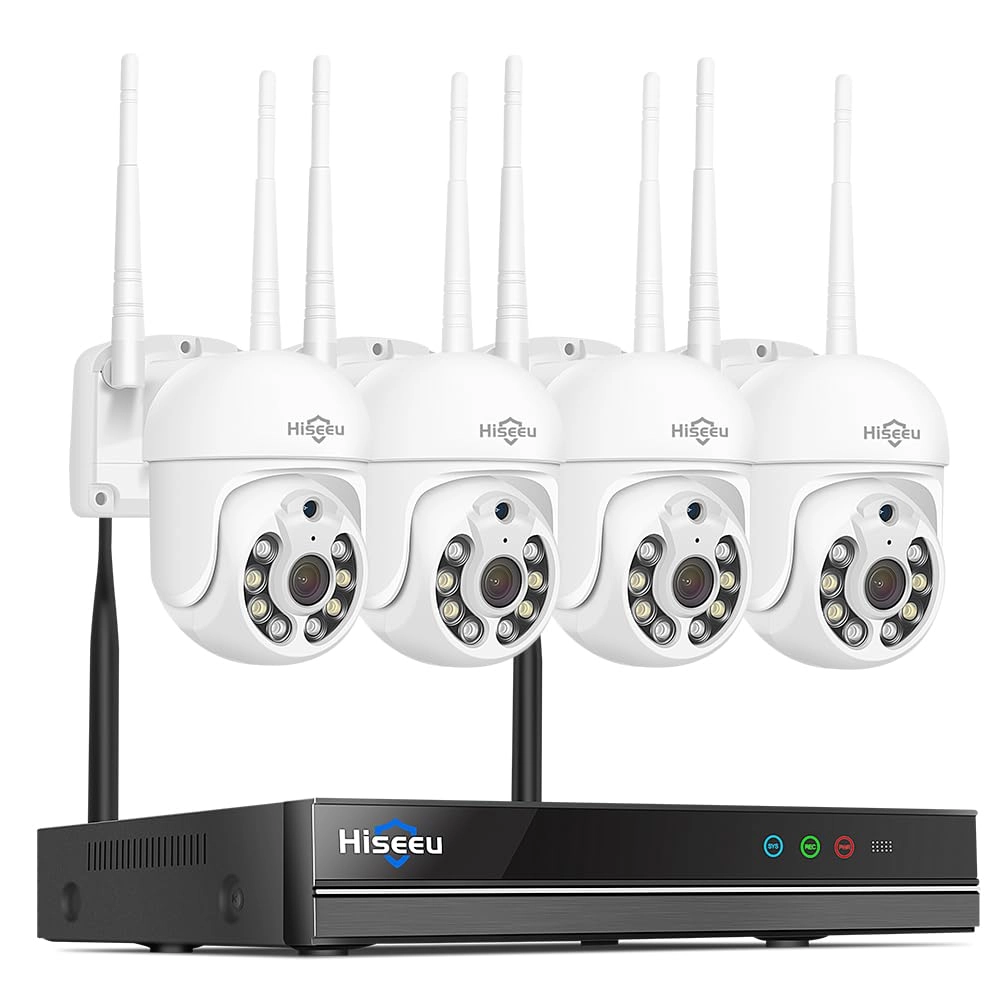 Expandable Wireless Security Camera System - 4 10 channels 5MP