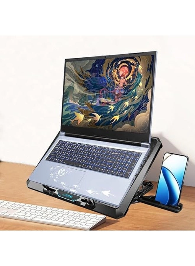 RGB Laptop Cooling Pad - 8 Fans 12.1-17.3 Inch