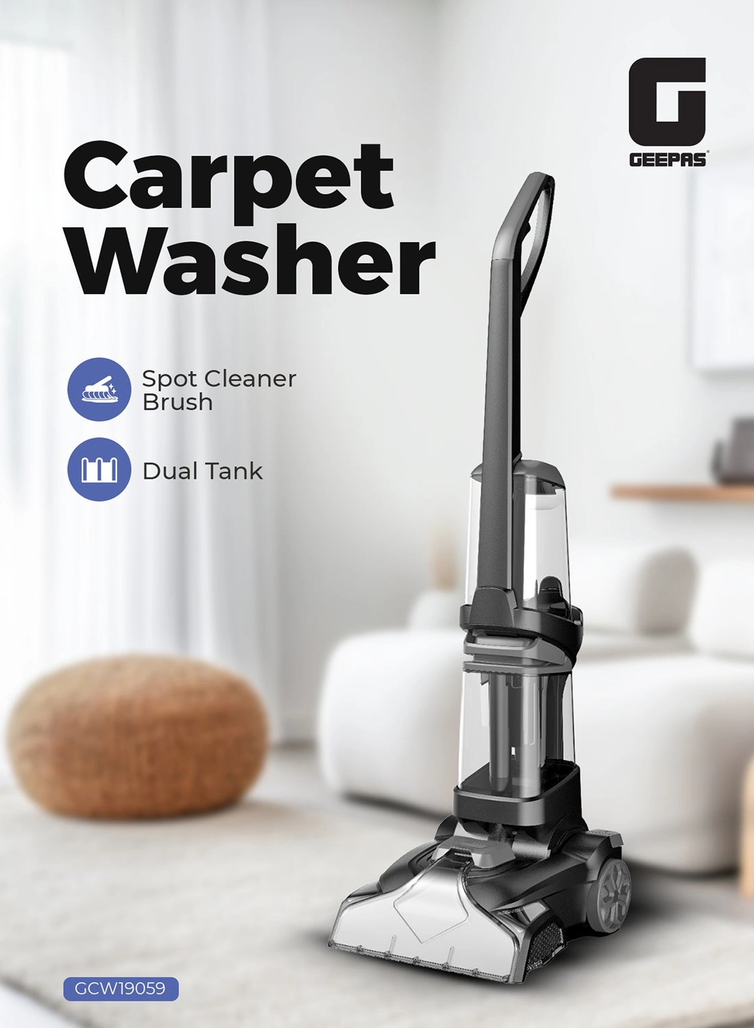 GEEPAS GCW19060 - 3-in-1 800W