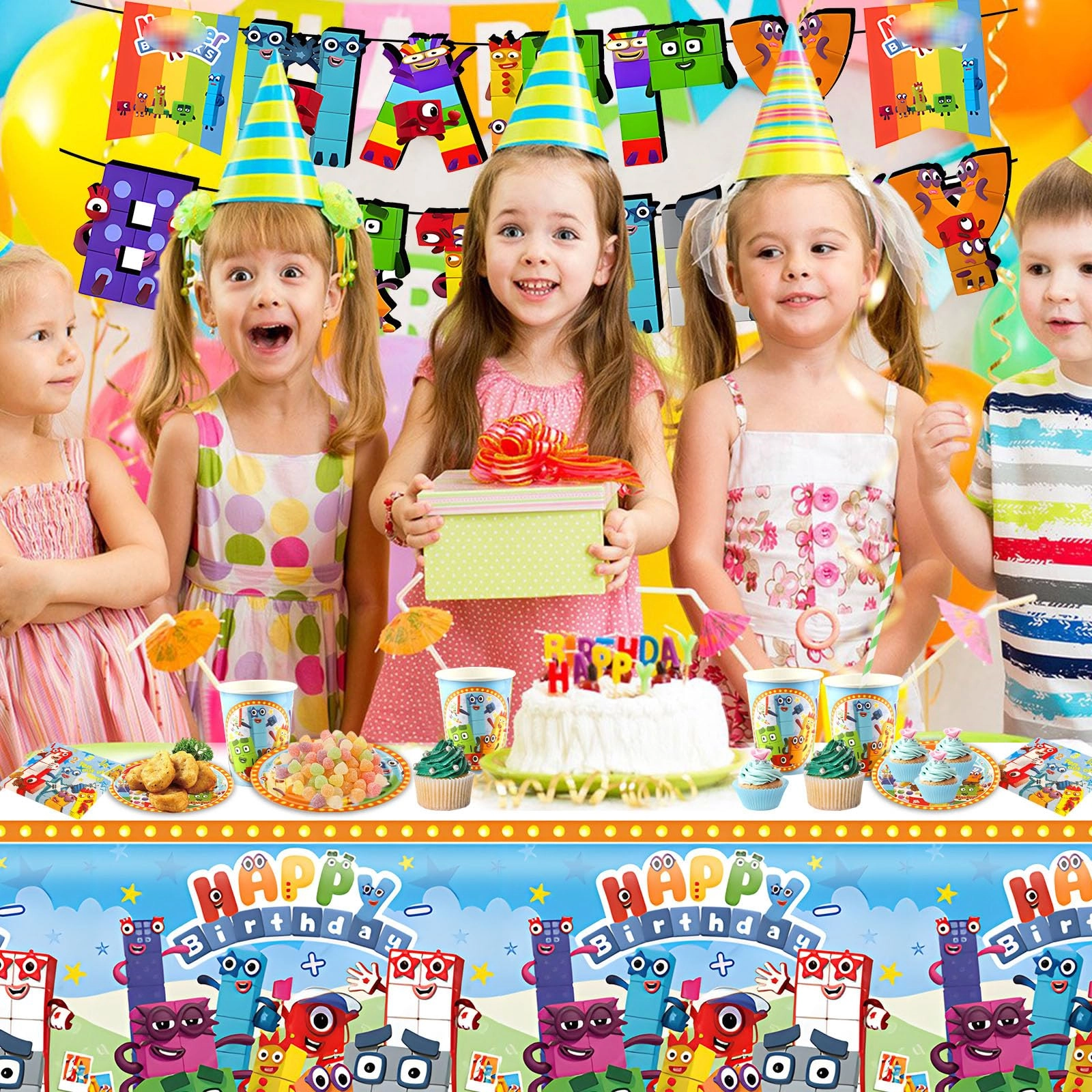 Party Tableware Set - 52PC Birthday