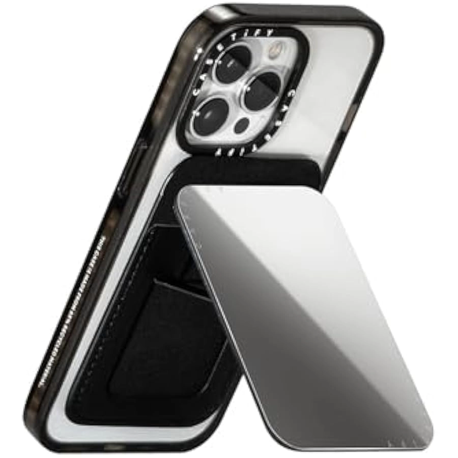 Snappy Card Holder Stand - MagSafe Compatible Silver Mirror