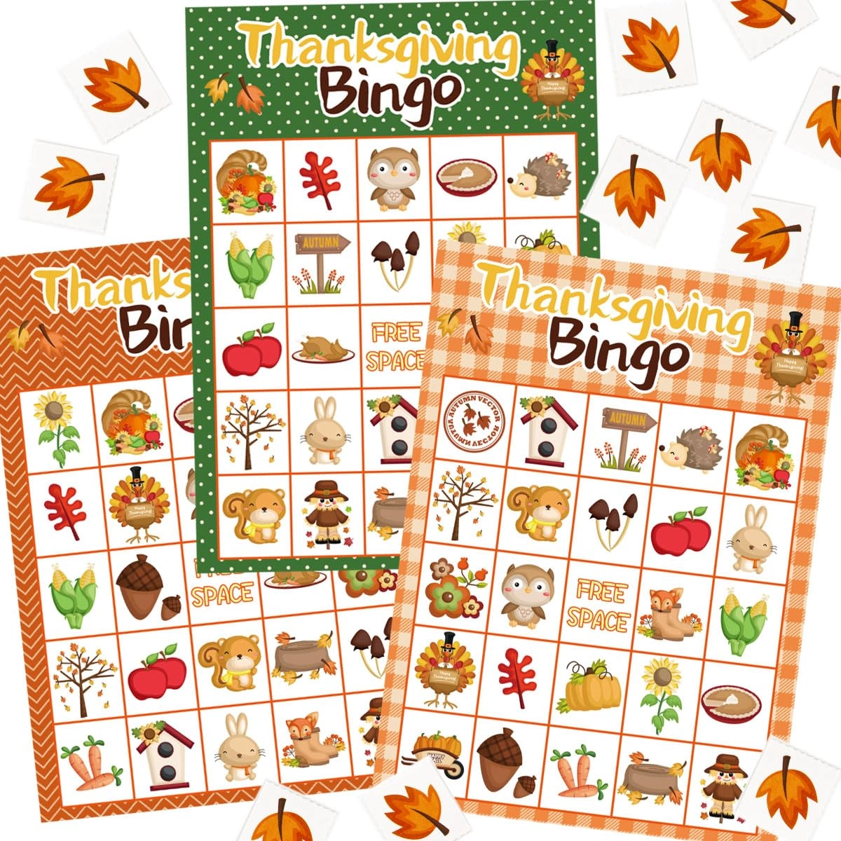 Thanksgiving Bingo Game - 24