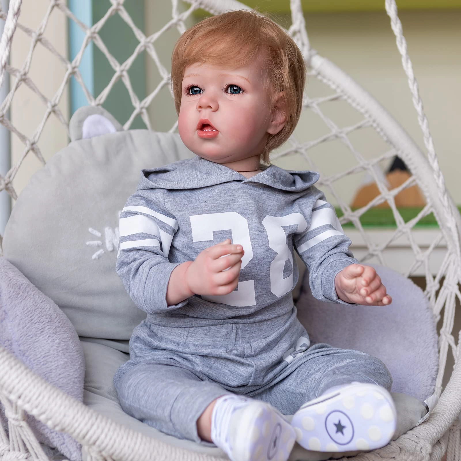 Angelbaby Reborn Toddler Doll - 30inch Silicone Boy Ages 3+