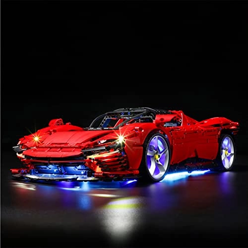 LED Light Kit for LEGO Ferrari Daytona SP3 42143 - Metal 4.5-5V