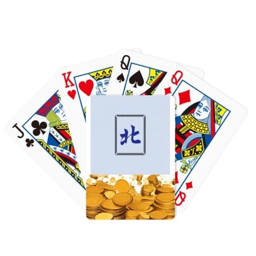 Wind South - Mahjong Tiles Pattern Playing Card