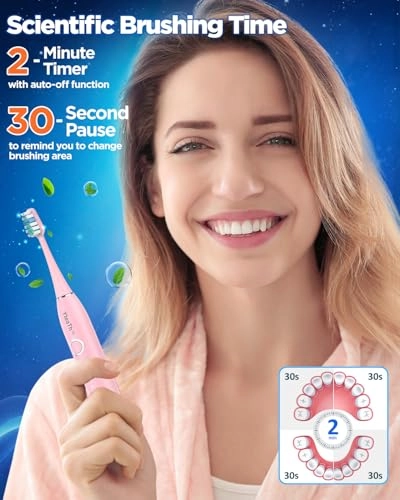 Y08U - 8 Brush Heads 120 Days Battery Life USB C