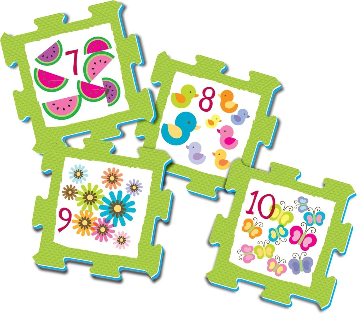 Numbers And Objects Puzzle Mat - 10 Months