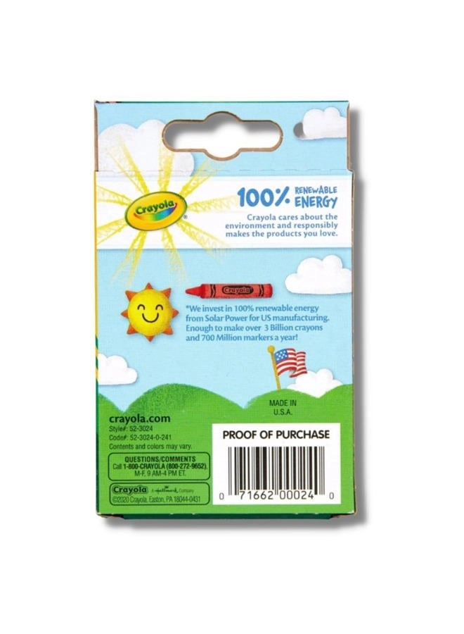 Wax Crayons - 24 Pcs - Pack of 3