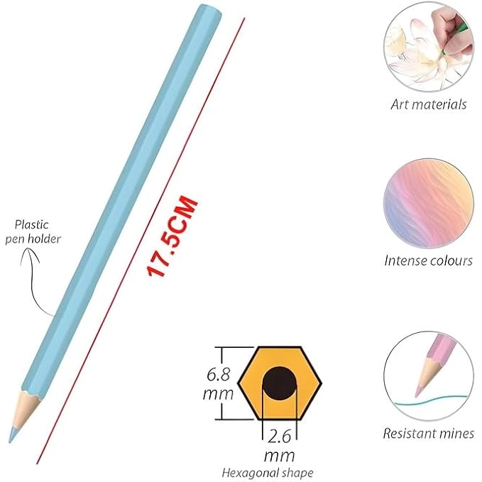 Color Pencils - 12 Colors