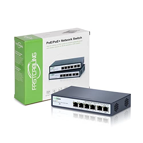 PoE Powered Switch - 65 Watt pass through power 4 IEEE802.3bt Gigabit