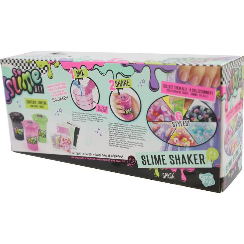 Slime Shaker - 3 Pack Assorted Color - 5 years+