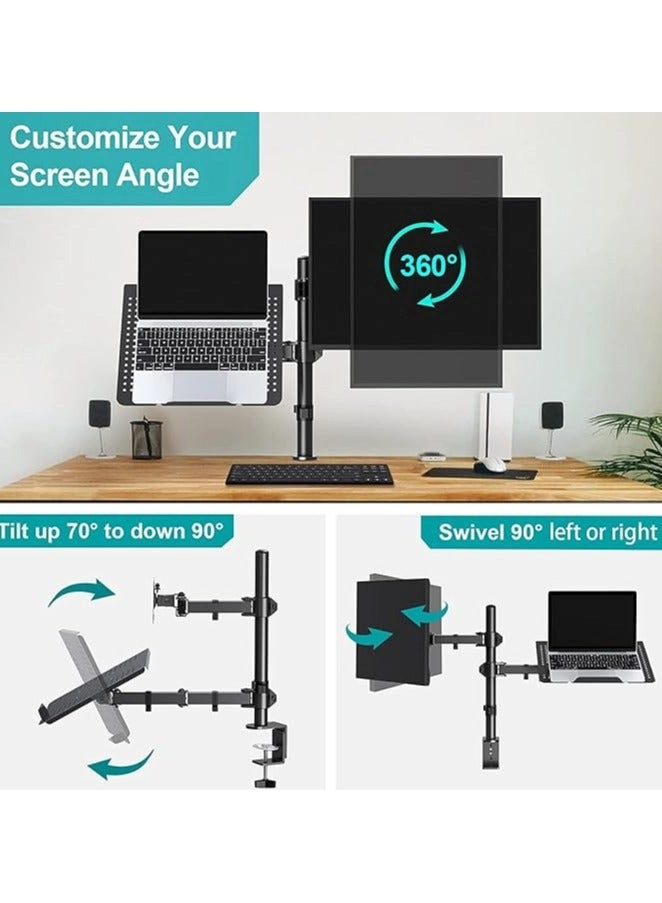 Dual Monitor Stand - 32 inch 75mm x 75mm 100mm x 100mm