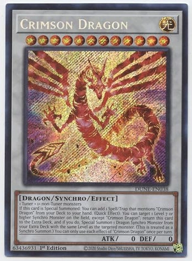 Yu-Gi-Oh! Crimson Dragon DUNE-EN038