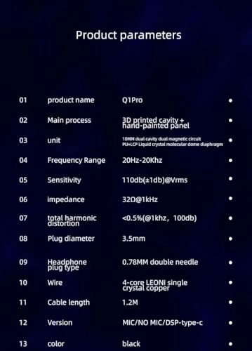Q1 PRO Wired Earbud