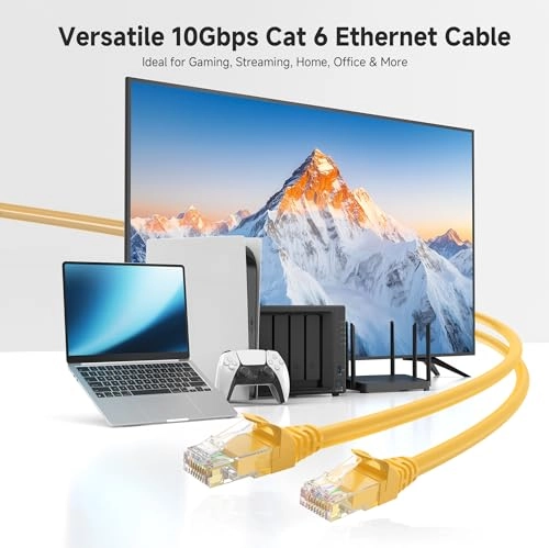Cat 6 Ethernet Cable - 10ft Pack