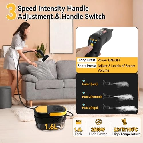 Steam Cleaner - 3 bar 1.6L