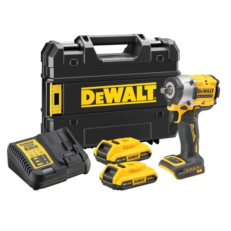 DeWALT Impact Wrench - 18 V + Combi Hammer Drill Driver