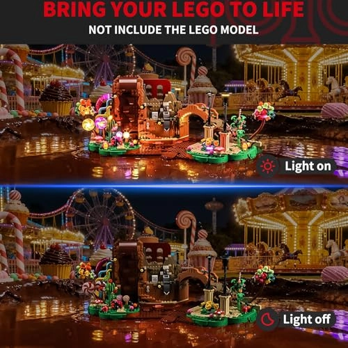 LED Light Kit for LEGO Ideas Willy Wonka & the Chocolate Factory 21360 1