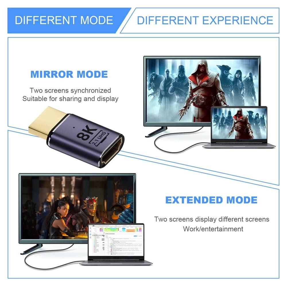 8K HDMI Adapter with Ethernet