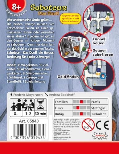 Saboteur: Das Duell - Card Game (German)