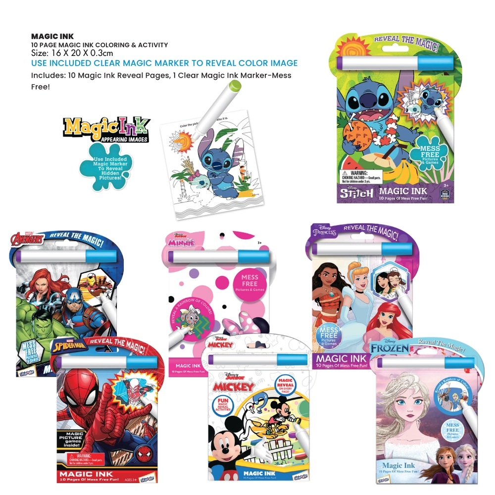Frozen Magic Ink Book - 3+ years