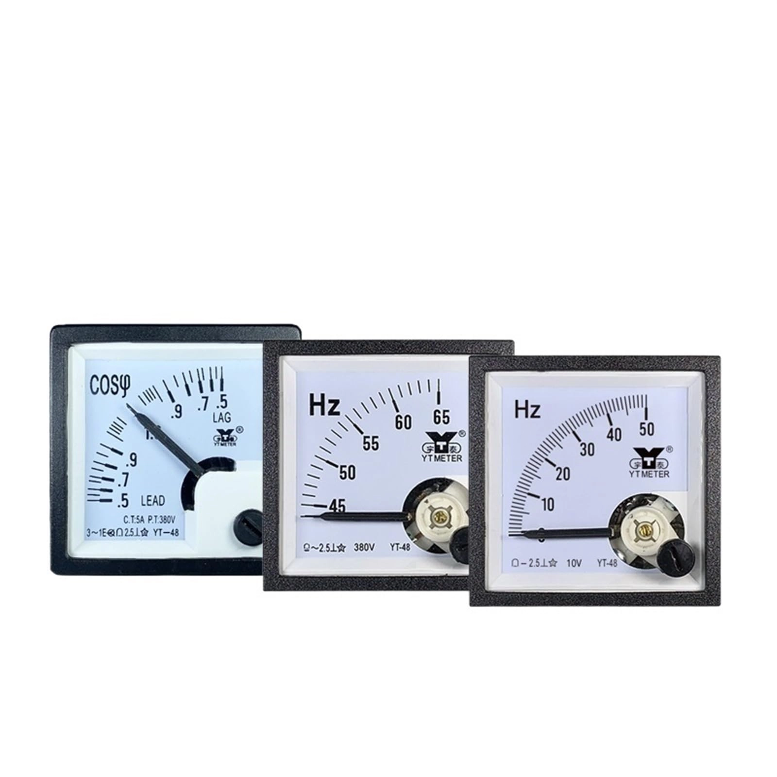 JOCCOS Yt48 - Pointer Frequency Meter 45-65Hz AC100V