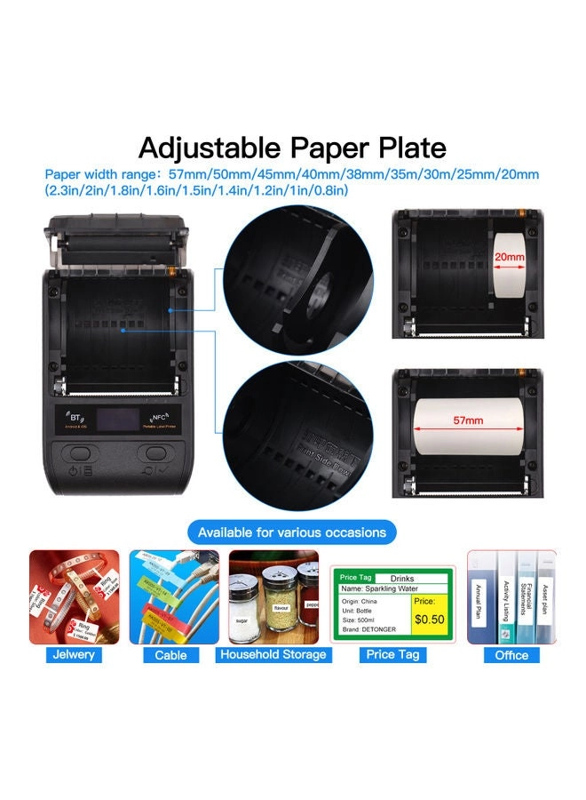 Portable Thermal Label Printer - 57 millimeter