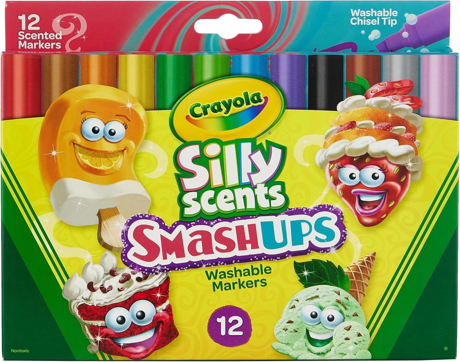 Silly Scents Smash Ups - Multi Colour Wedge Tip