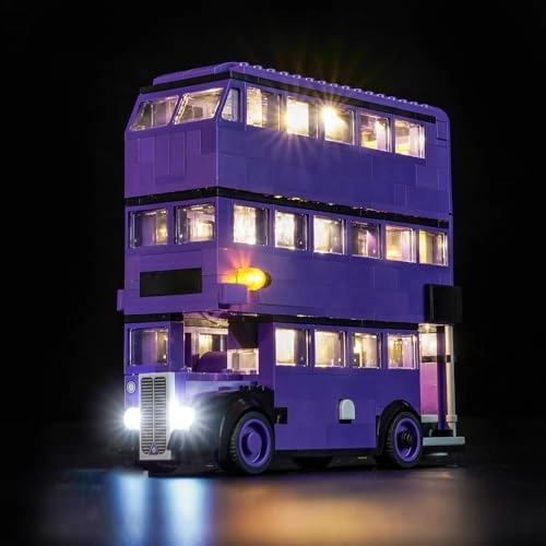 LED Light Set - Compatible with 76446 Knight Bus Adventure Battery Powered