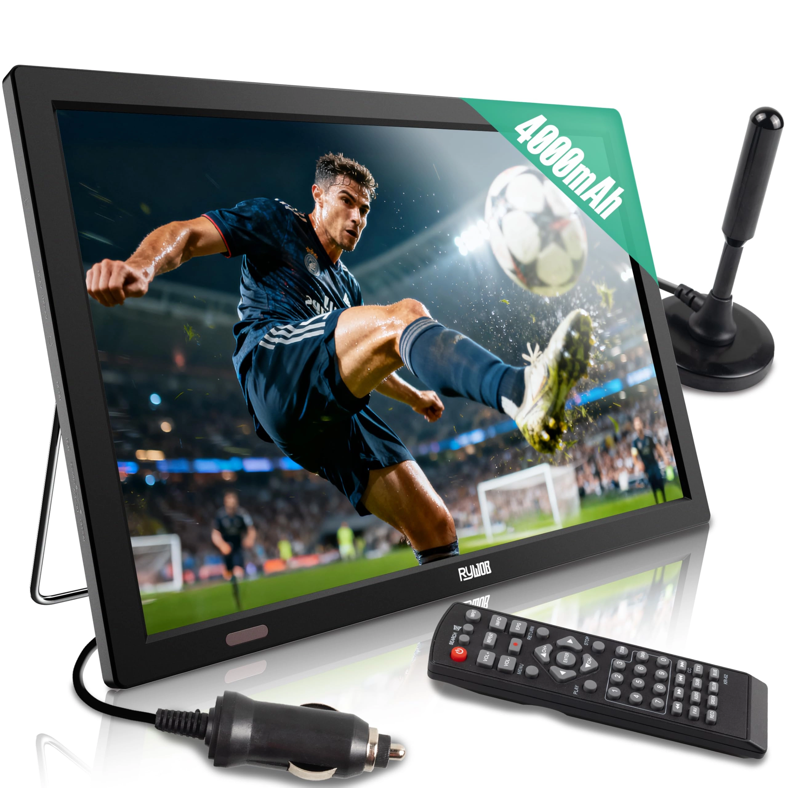 Rywob Portable TV - 1080p 15.6 inch