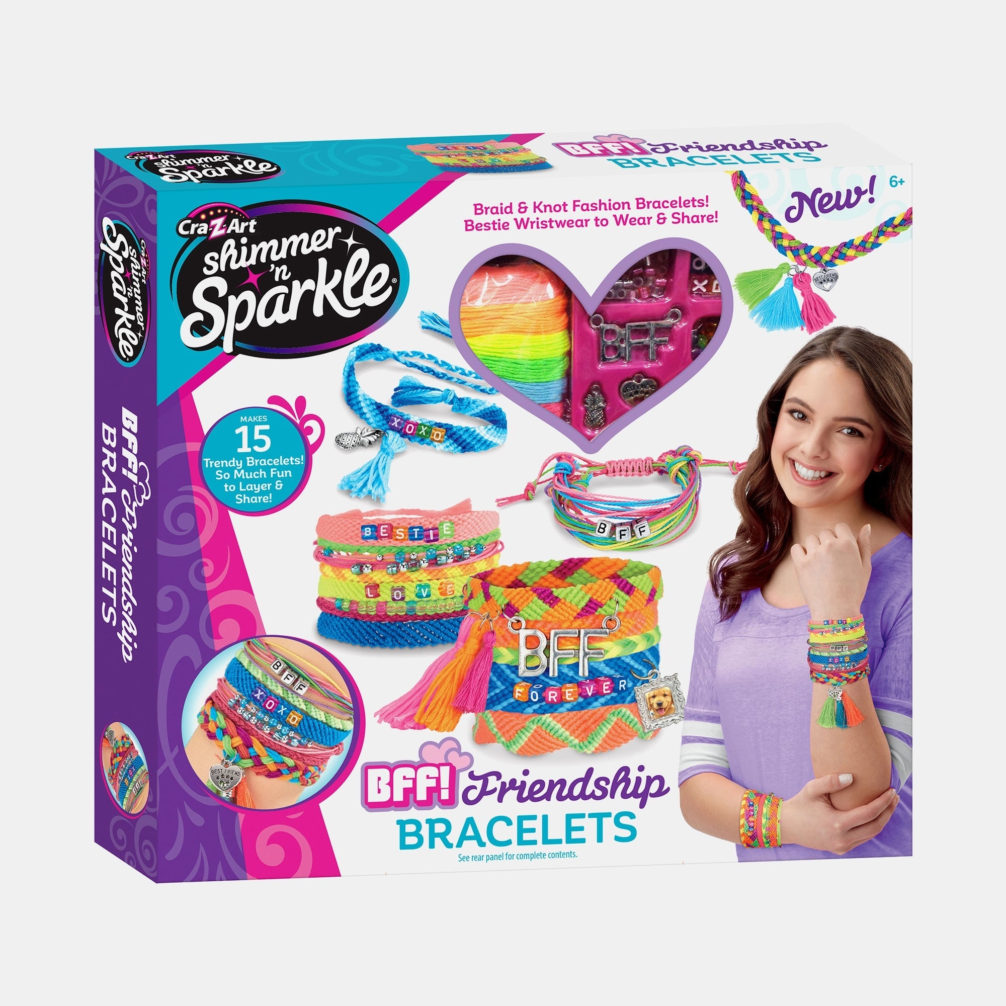 Cra-Z-Art Bff Friendship Bracelets - 150 pieces Ages 6+