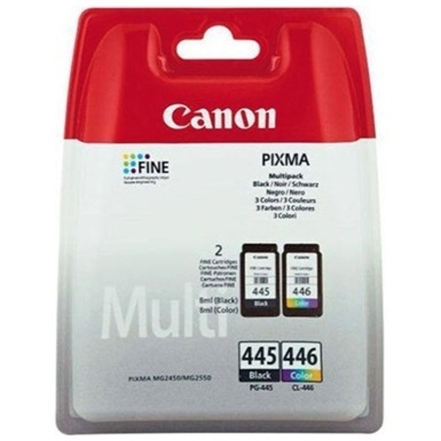 Canon PG445 + CL446 Standard Yield Multicolor